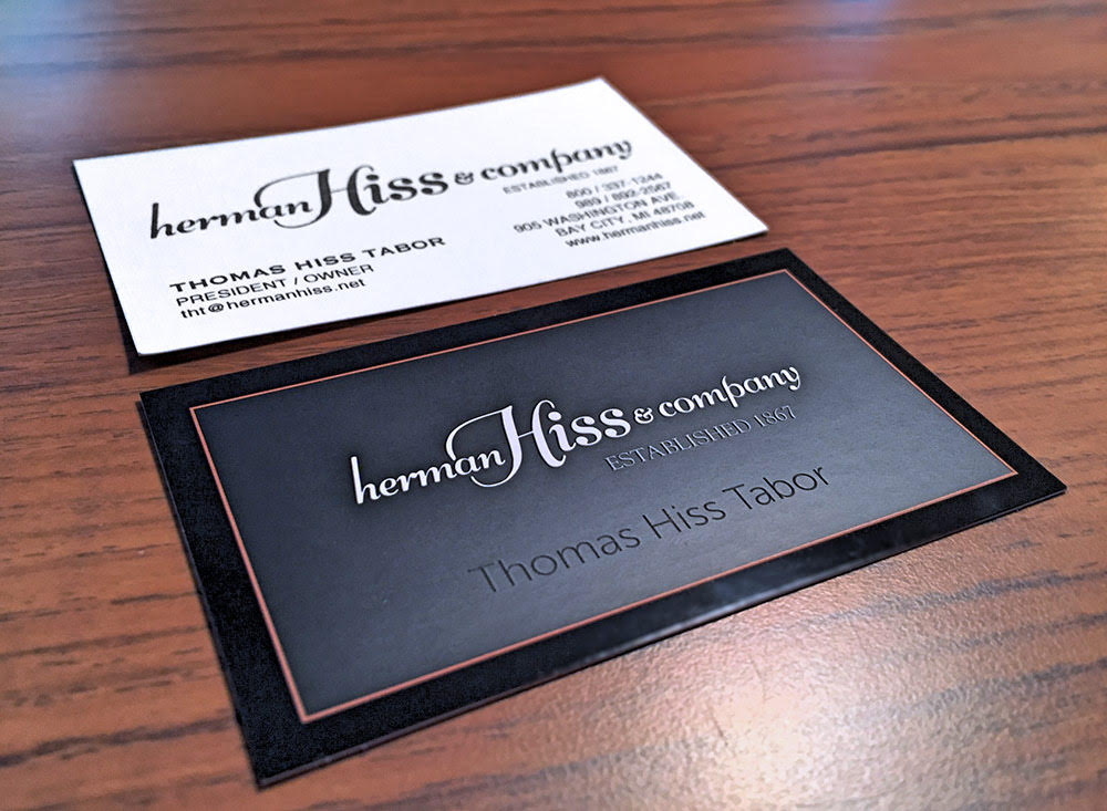 Herman Hiss business cards