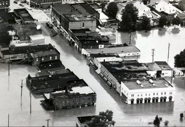 Michael's photo of devastation of 1986 flood