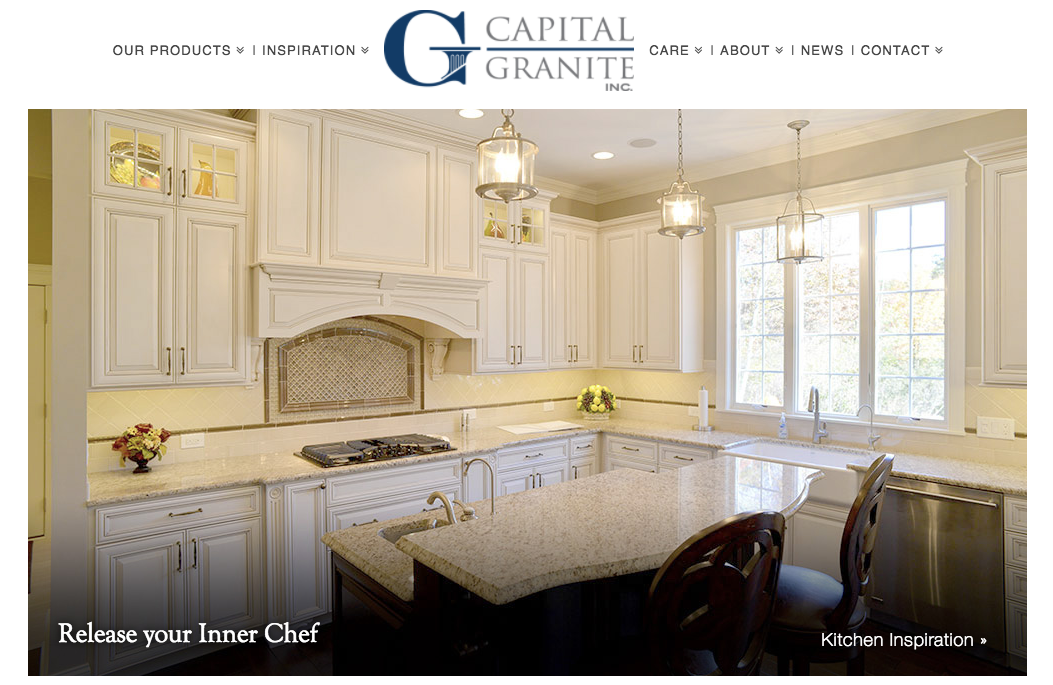 Capital Granite new homepage